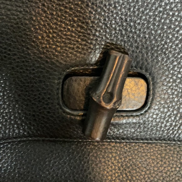 Gucci Bamboo top handle bag leather -large - Picture 5 of 11